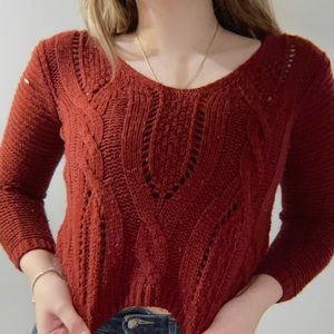 3/12 Made by hand cropped sweater